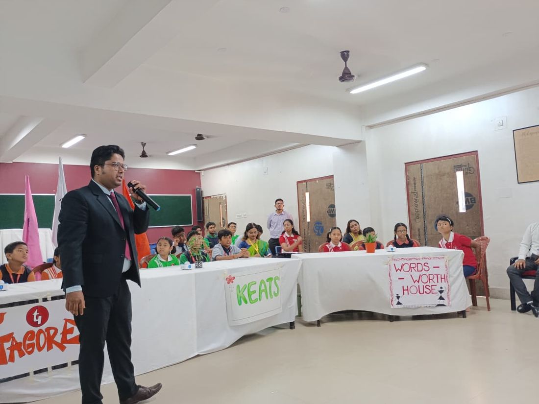 Nutshell quiz event at Inter-house rounds, live