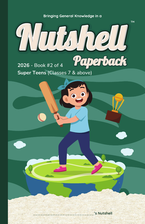 Nutshell Paperback cover for Super Teens